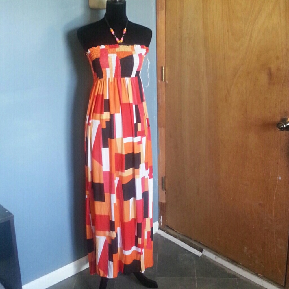 Prestige Edge  red, orange and black bress